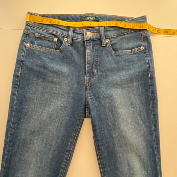 Ralph Lauren Premier Straight Mid Rise Leg Jeans Size 6P - Picture 14 of 16